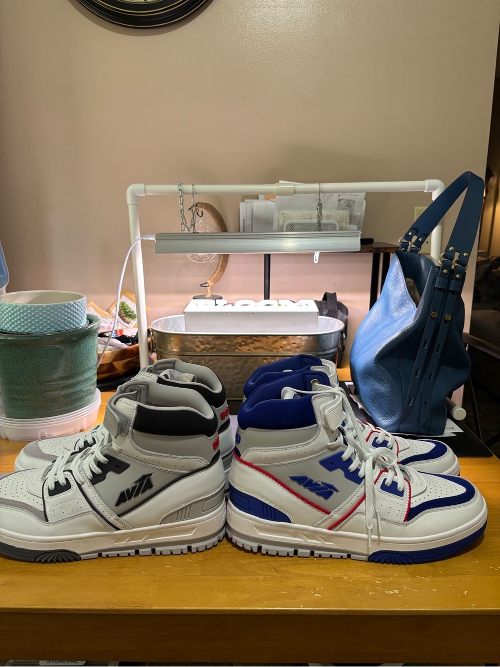 AVIA 880 BASKETBALL SNEAKERS LOT TWO PAIRS MENS.